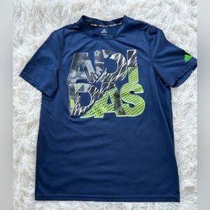 Adidas Climalite short sleeve graphic shirt size 14/16
